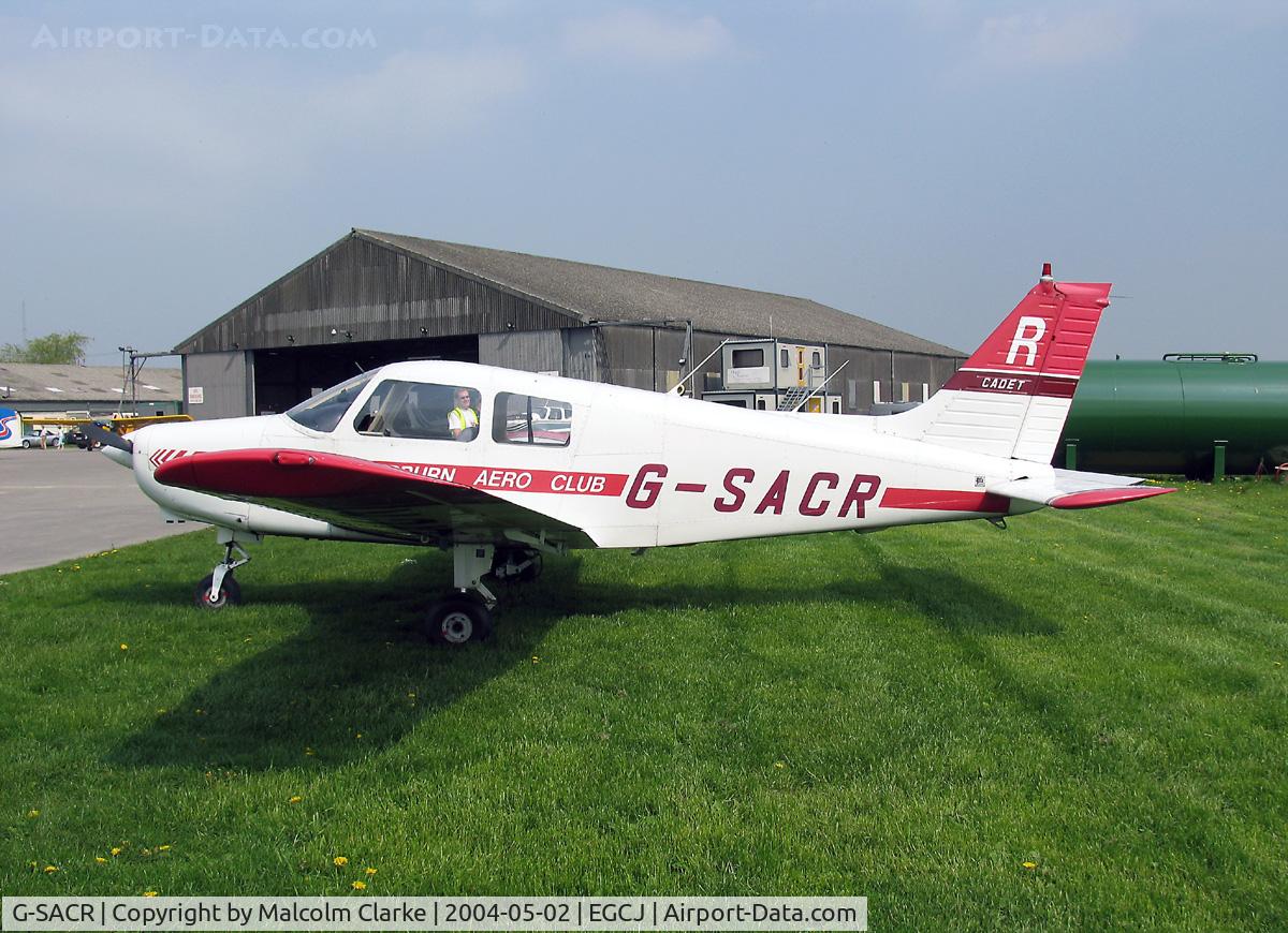 G-SACR, 1988 Piper PA-28-161 Cadet C/N 2841046, Piper PA-28-161 Cadet at Sherburn-in-Elmet in 2004.
