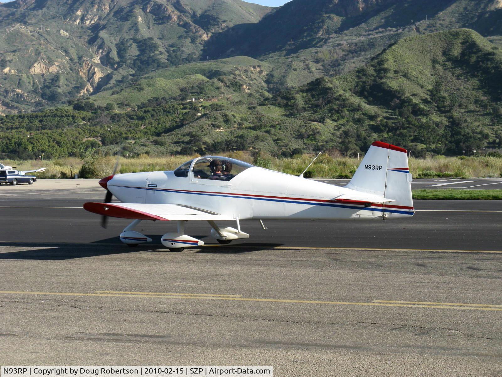 N93RP, Vans RV-6A C/N 21219, Powers VAN's RV-6A, taxi