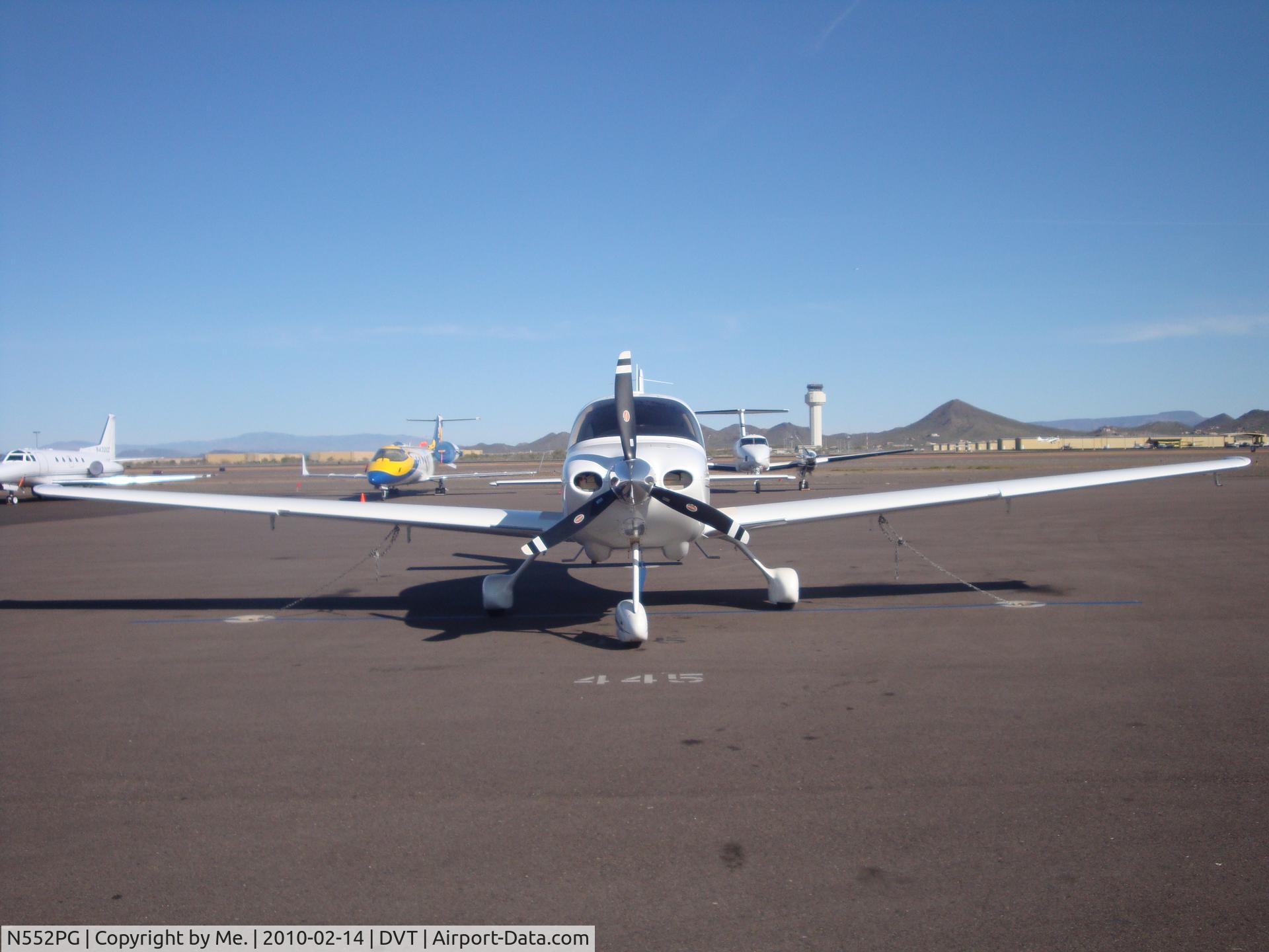 N552PG, 2008 Cirrus SR20 C/N 2007, At Deer Valley airport. Parked.