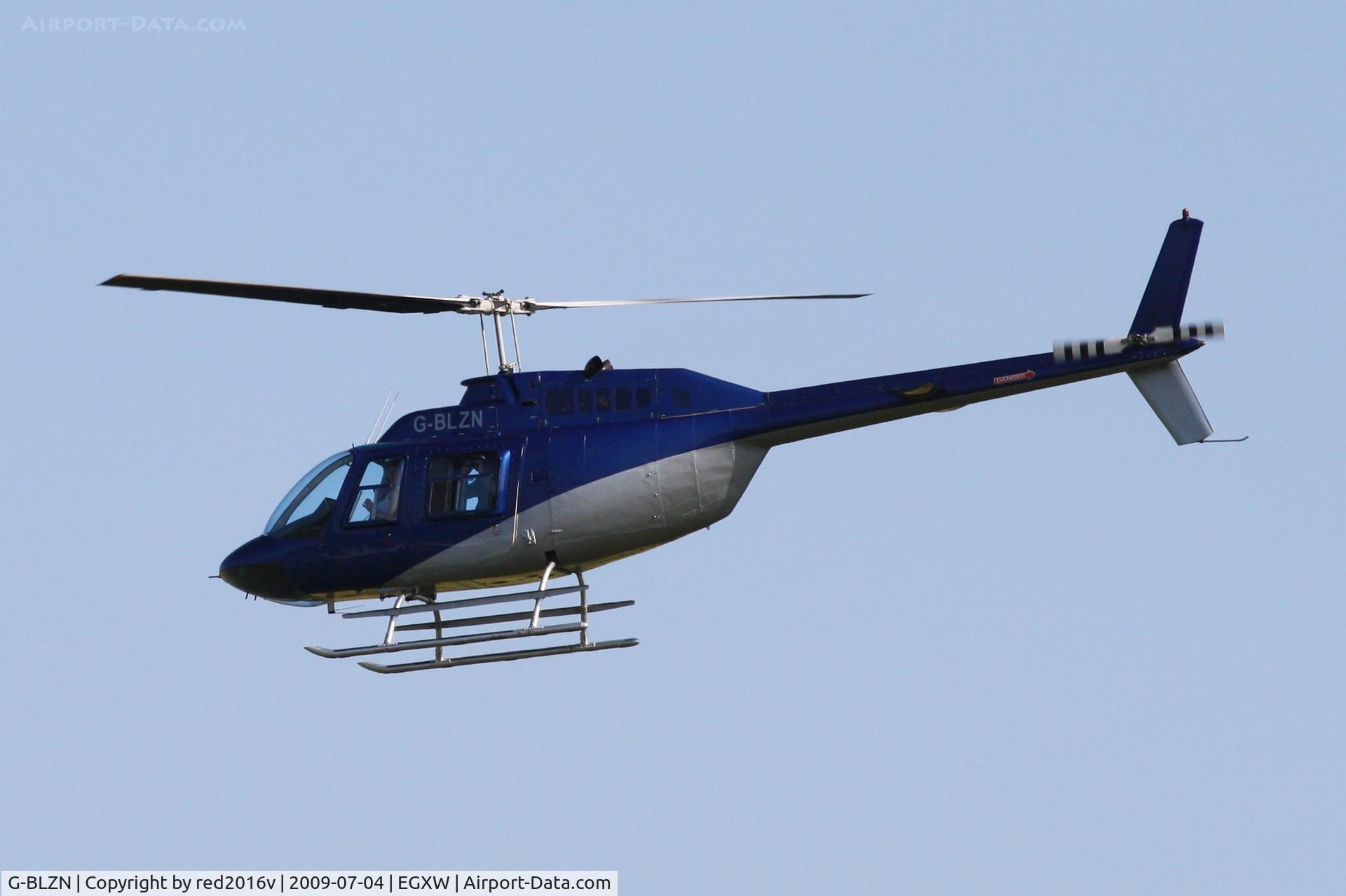 G-BLZN, 1968 Bell 206B JetRanger C/N 314, G-BLZN c/n 314