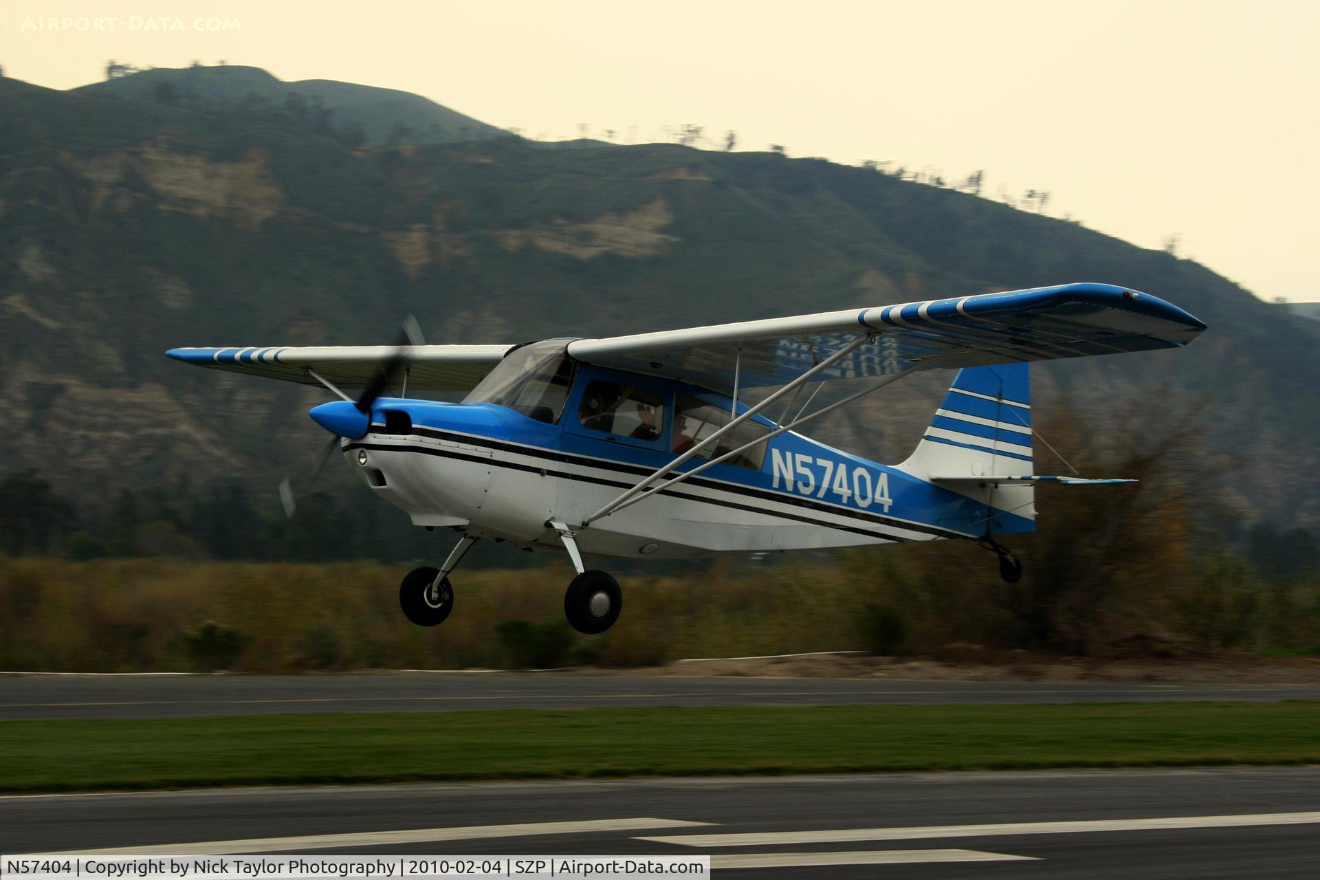 N57404, 1973 Bellanca 7ECA Citabria C/N 940-73, A friendly wave from the CFI