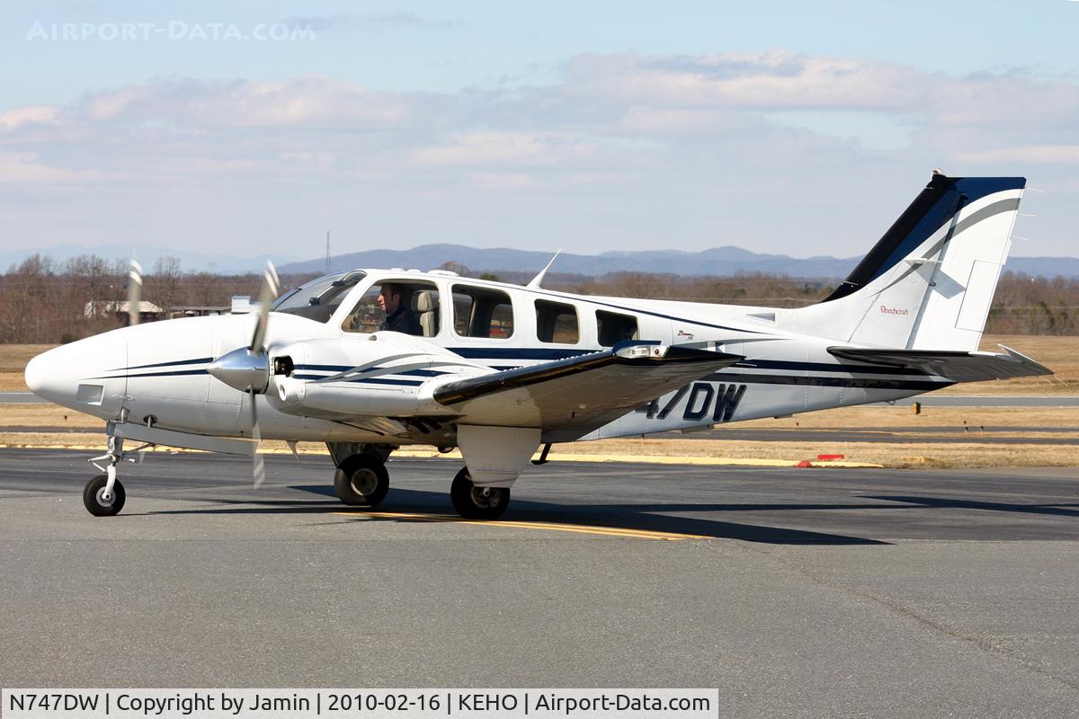 N747DW, 2001 Raytheon Aircraft Company 58 C/N TH-2002, Leaving the fuel pumps.