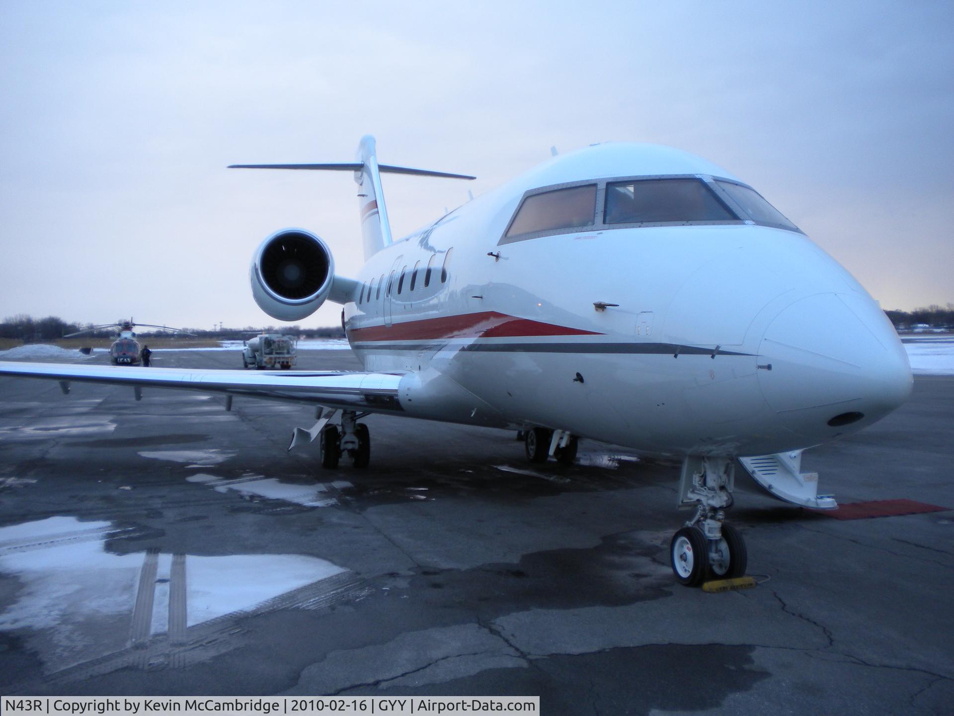 N43R, 1997 Canadair Challenger 604 (CL-600-2B16) C/N 5334, N43R at Gary/Chicago Airport