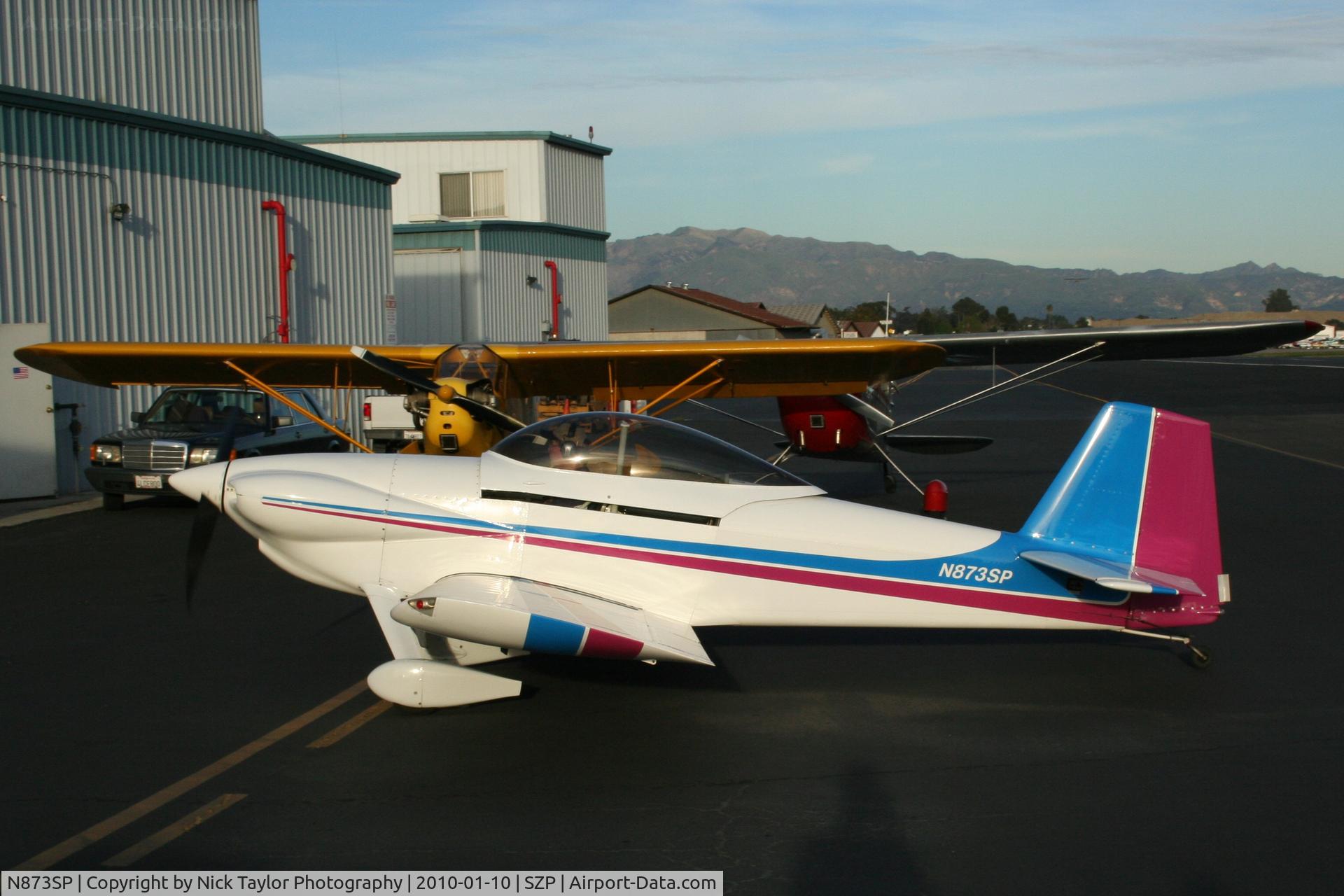 N873SP, 1991 Vans RV-4 C/N 873, Taxiing back to the hangar