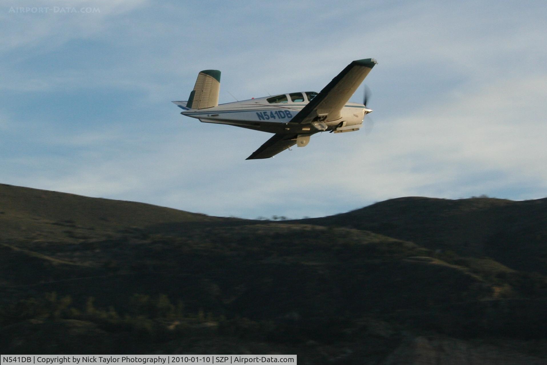 N541DB, 1964 Beech S35 Bonanza C/N D-7333, Gear up!