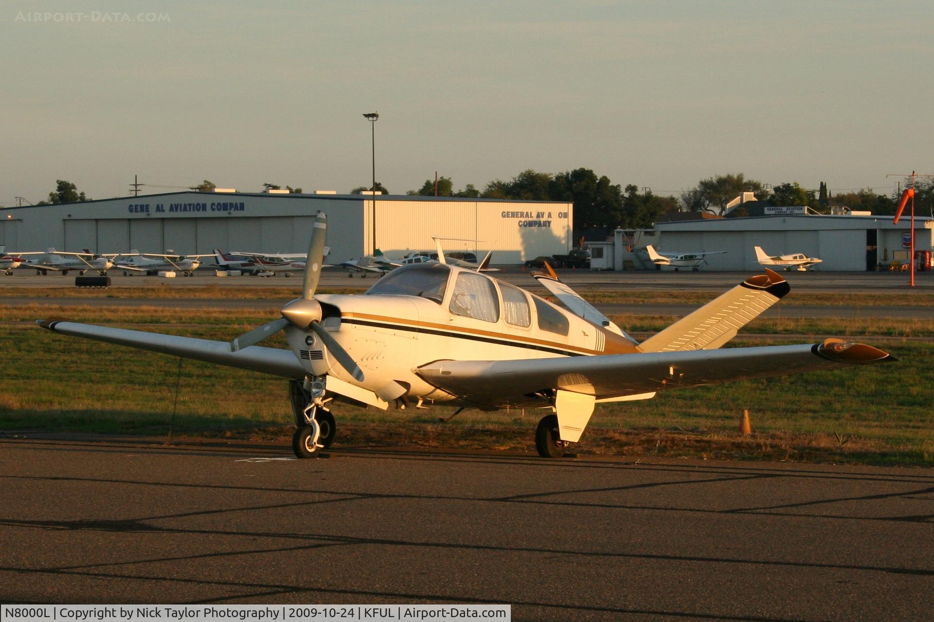 N8000L, 1965 Beech V35 Bonanza C/N D-8000, Resting in the autumn sun