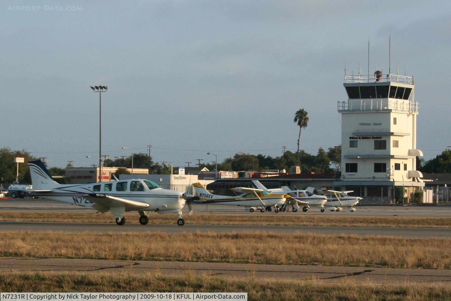 N7231R, 1974 Beech A36 Bonanza 36 C/N E-620, Roll out RWY 24