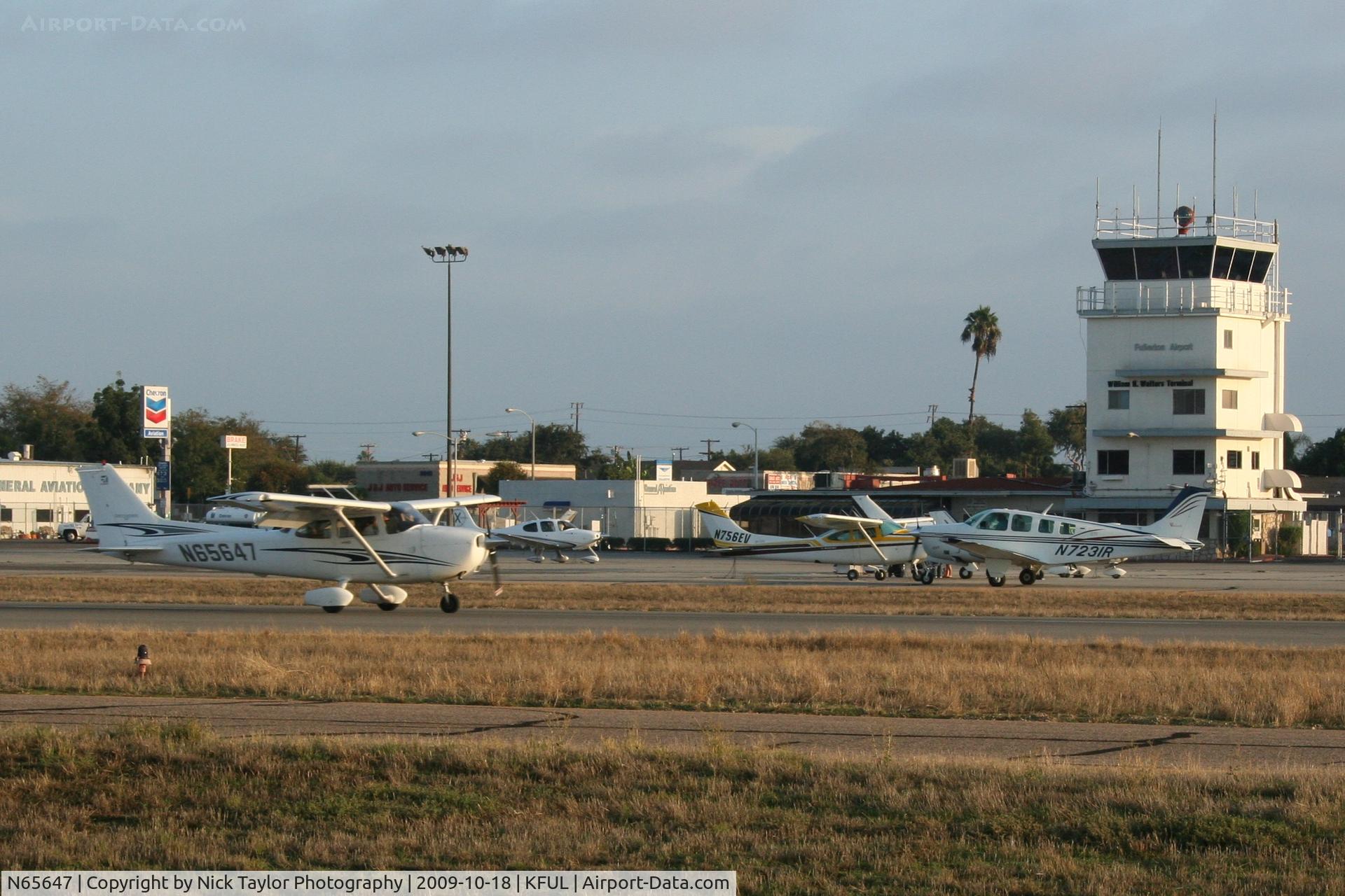 N65647, 2005 Cessna 172S C/N 172S9778, Roll out RWY 24