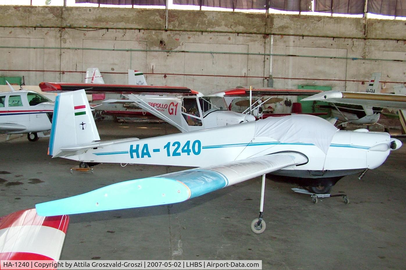HA-1240, 1972 Scheibe SF-25C Falke C/N 4436, Budaörs-Airport, Hungary - Hangar