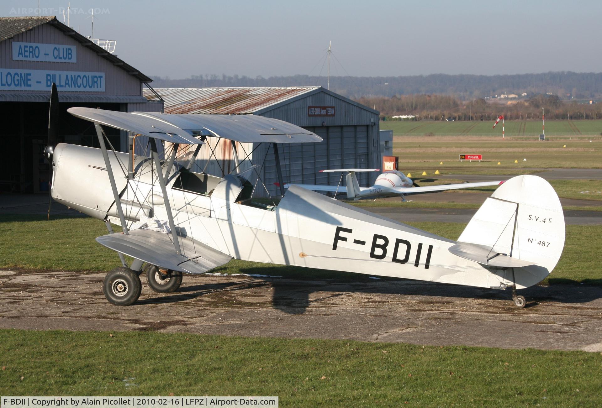 F-BDII, Stampe-Vertongen SV-4C C/N 487, Baking in winter sun