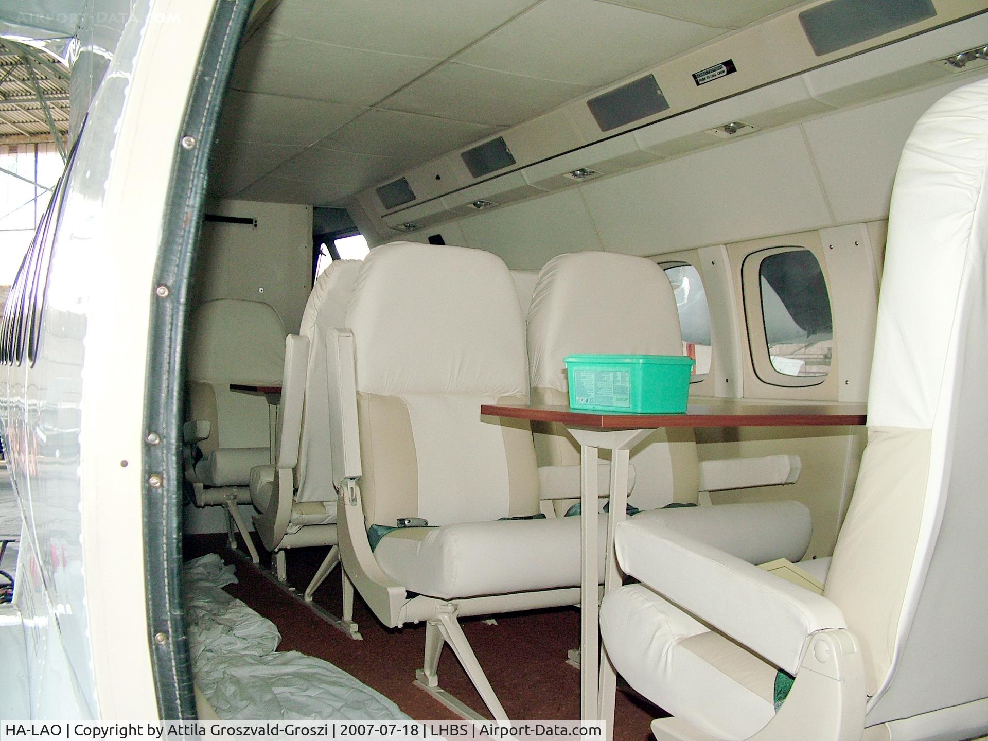 HA-LAO, 1990 Let L-410UVP Turbolet C/N 902501, Budaörs-Airport, Hungary - Cabin