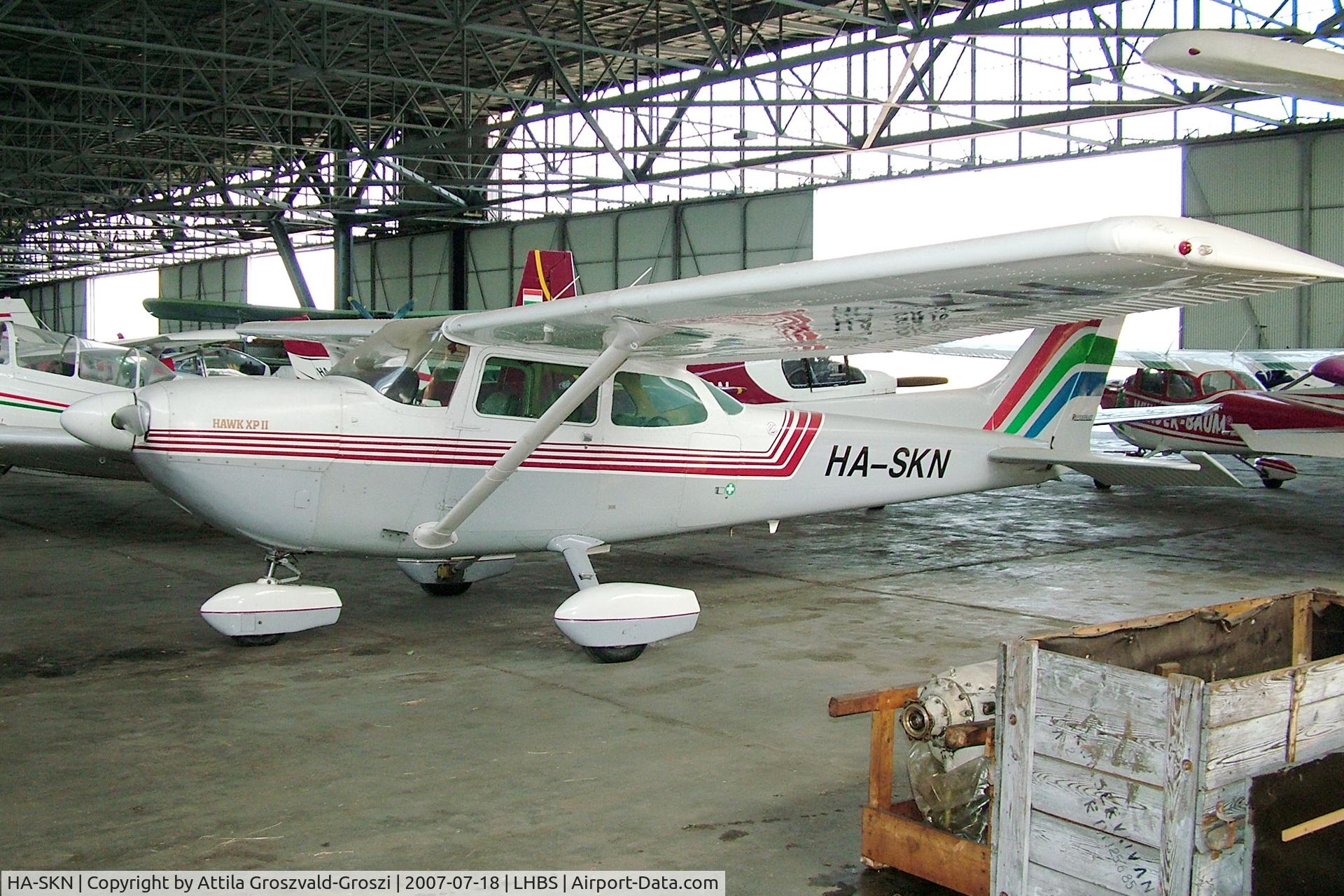 HA-SKN, 1977 Cessna R172K Hawk XP C/N R1722402, Budaörs-Airport, Hungary - Hangar