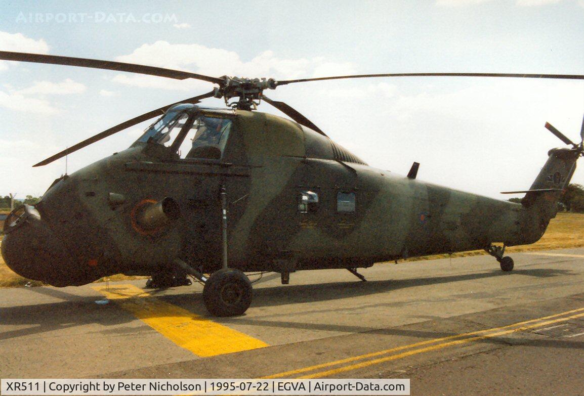 XR511, 1963 Westland Wessex HC.2 C/N WA136, Wessex HC.2, callsign Afghan 2, of 60 Squadron on display at the 1995 Intnl Air Tattoo at RAF Fairford.