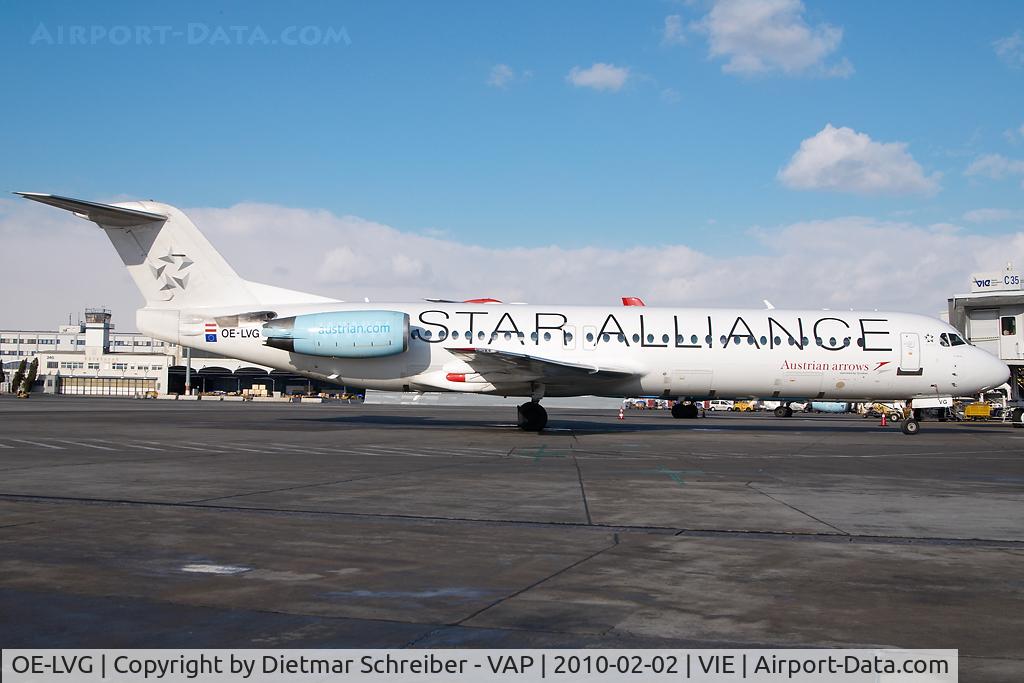 OE-LVG, 1994 Fokker 100 (F-28-0100) C/N 11520, Austrian Arrows Fokker 100
