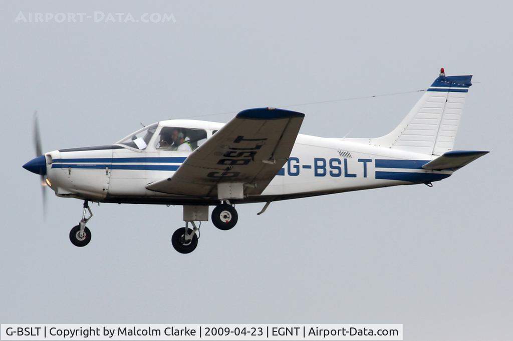 G-BSLT, 1980 Piper PA-28-161 Cherokee Warrior II C/N 28-8016303, Piper PA-28-161 at Newcastle Airport, UK in 2009.