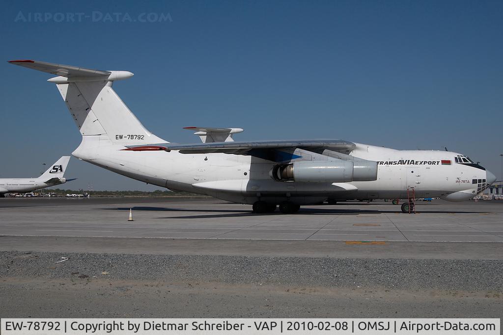 EW-78792, 1989 Ilyushin Il-76TD C/N 0093490718, Trans Avia Export Iljuschin 76