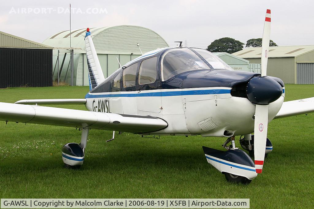 G-AWSL, 1968 Piper PA-28-180 Cherokee C/N 28-4907, Piper PA-28-180 Cherokee D at Fishburn Airfield in 2006.