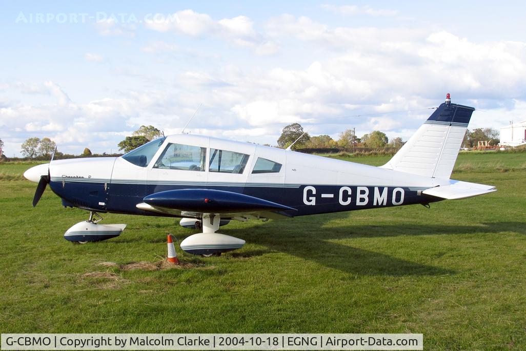 G-CBMO, 1968 Piper PA-28-180 Cherokee C/N 28-4806, Piper PA-28-180 Cherokee D at Bagby Airfield, UK in 2004. Previously registered as ZS-ONK.