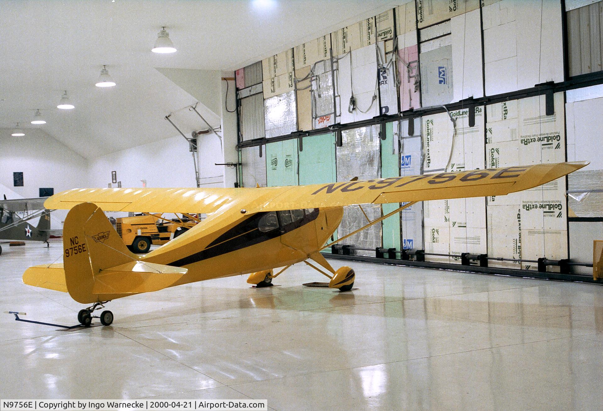N9756E, 1946 Aeronca 11AC Chief C/N 11AC-1402, Aeronca 11AC at the American Wings Air Museum, Blaine MN