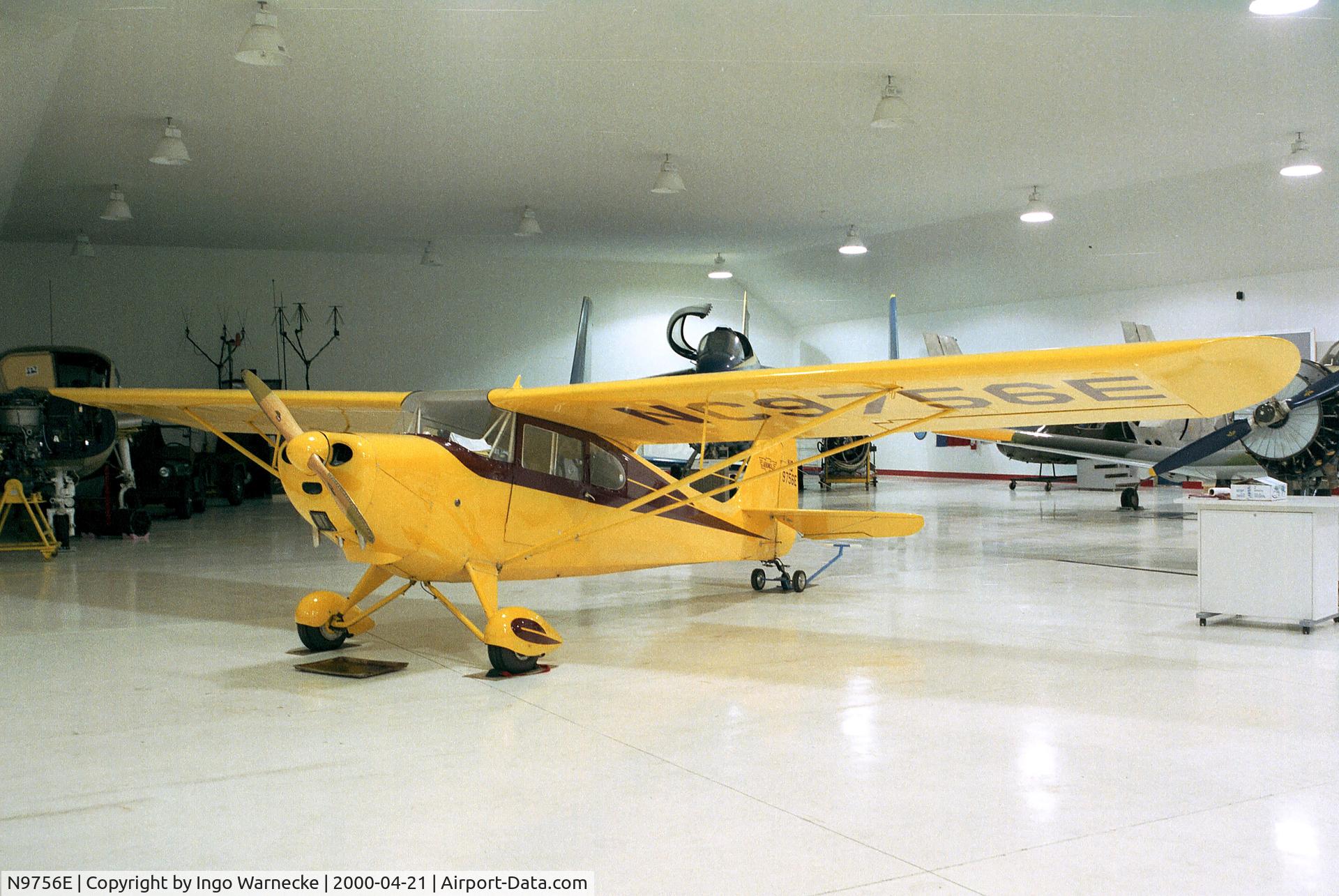 N9756E, 1946 Aeronca 11AC Chief C/N 11AC-1402, Aeronca 11AC at the American Wings Air Museum, Blaine MN