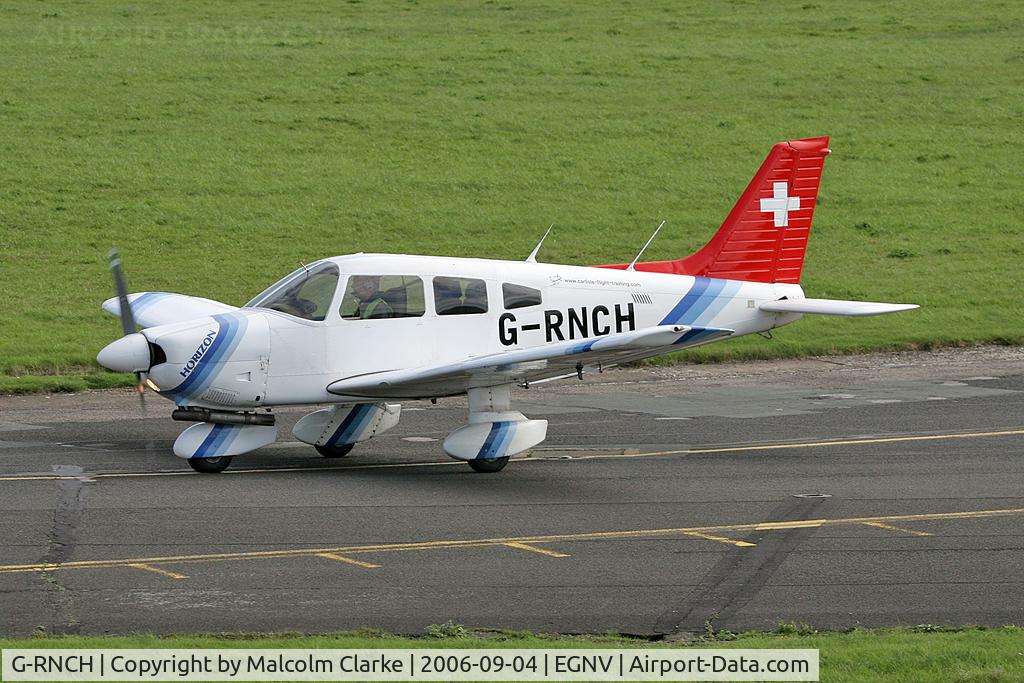 G-RNCH, 1982 Piper PA-28-181 Cherokee Archer II C/N 28-8190141, Piper PA-28-181 Archer II at Durham Tees Valley Airport in 2006.