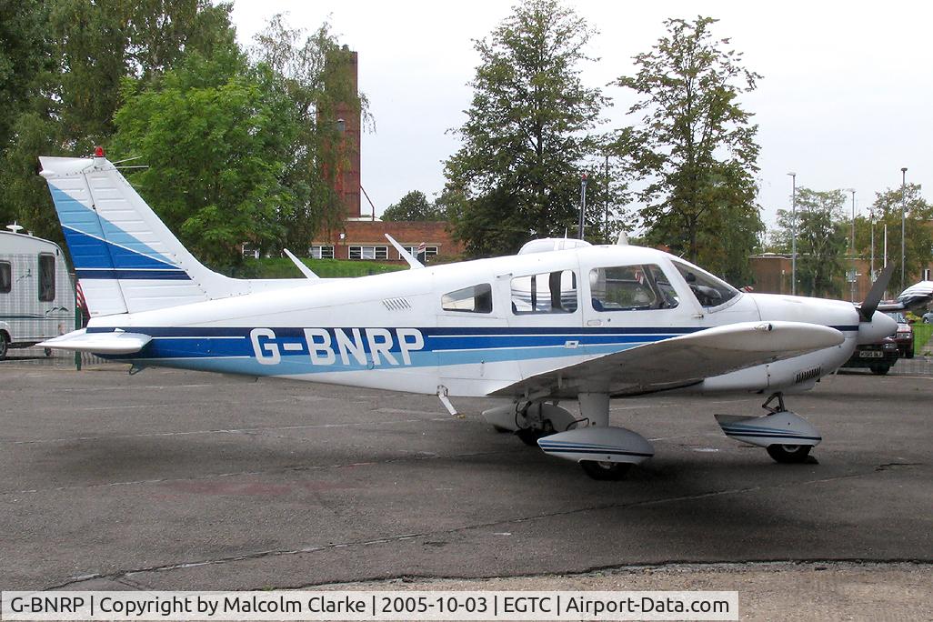 G-BNRP, 1977 Piper PA-28-181 Cherokee Archer II C/N 28-7790528, Piper PA-28-181 Cherokee Archer II at Cranfield Airport in 2005.
