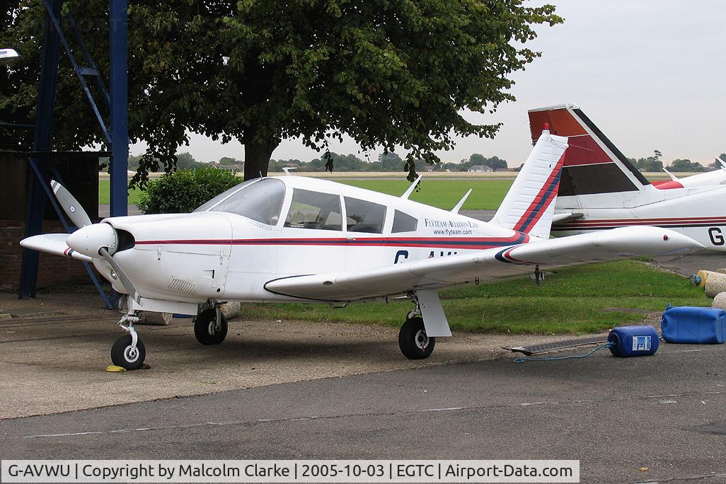 G-AVWU, 1968 Piper PA-28R-180 Cherokee Arrow C/N 28R-30380, Piper PA-28R-180 Cherokee Arrow at Cranfield Airport in 2005.