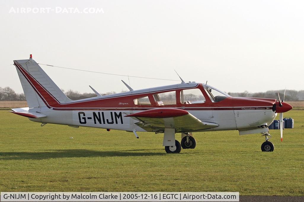 G-NIJM, 1968 Piper PA-28R-180 Cherokee Arrow C/N 28R-30644, Piper PA-28R-180 Cherokee Arrow at Cranfield Airport in 2005.