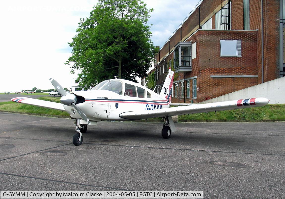 G-GYMM, 1971 Piper PA-28R-200 Cherokee Arrow B C/N 28R-7135049, Piper PA-28R-200 Cherokee Arrow B at Cranfield Airport in 2004. Previously G-AYWW.