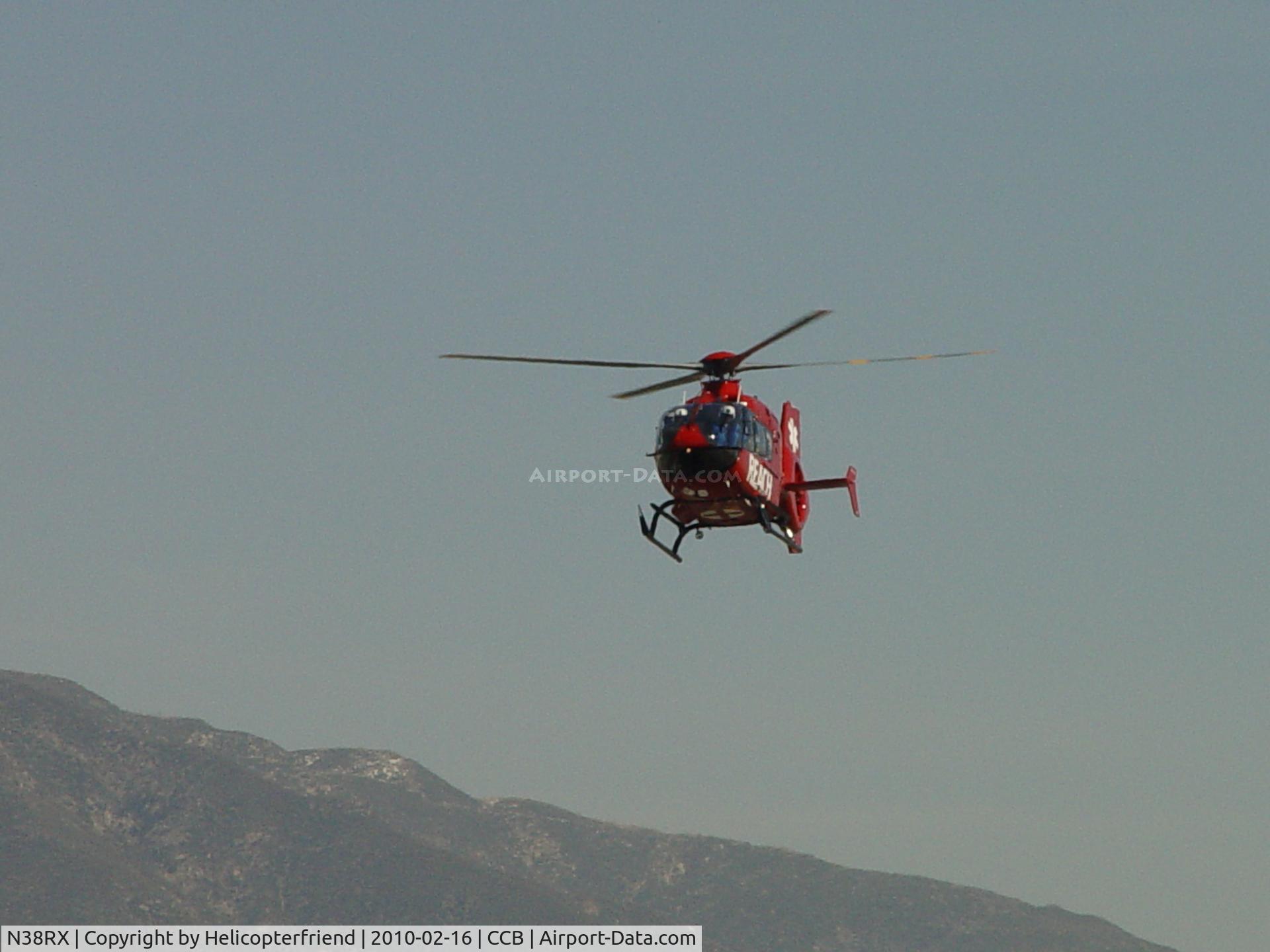 N38RX, Eurocopter EC-135P-2+ C/N 0749, On final to Cable for demonstration and inspection