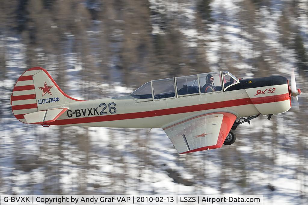 G-BVXK, 1991 Yakovlev (Aerostar) Yak-52 C/N 9111306, Yak52