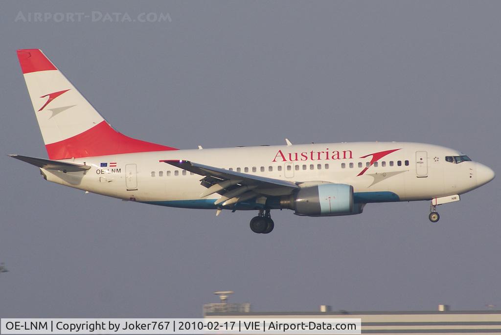 OE-LNM, 2000 Boeing 737-6Z9 C/N 30138, Austrian Airlines Boeing 737-6Z9