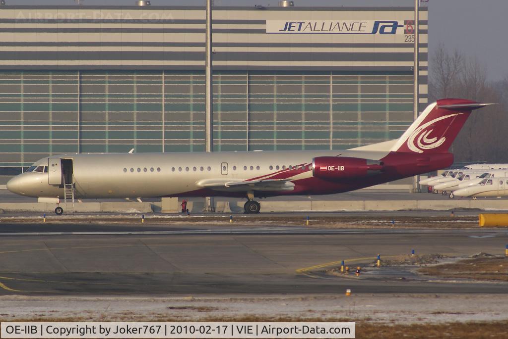 OE-IIB, 1992 Fokker 100 (F-28-0100) C/N 11403, MJet Aviation Fokker F-100