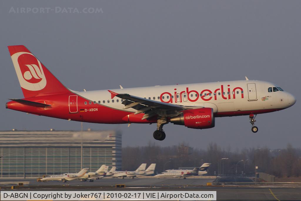 D-ABGN, 2008 Airbus A319-112 C/N 3661, Air Berlin Airbus A319-112