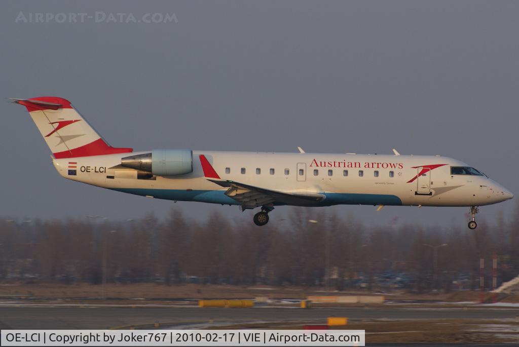 OE-LCI, 1996 Canadair CRJ-200LR (CL-600-2B19) C/N 7133, Austrian arrows Canadair Regional Jet CRJ200LR