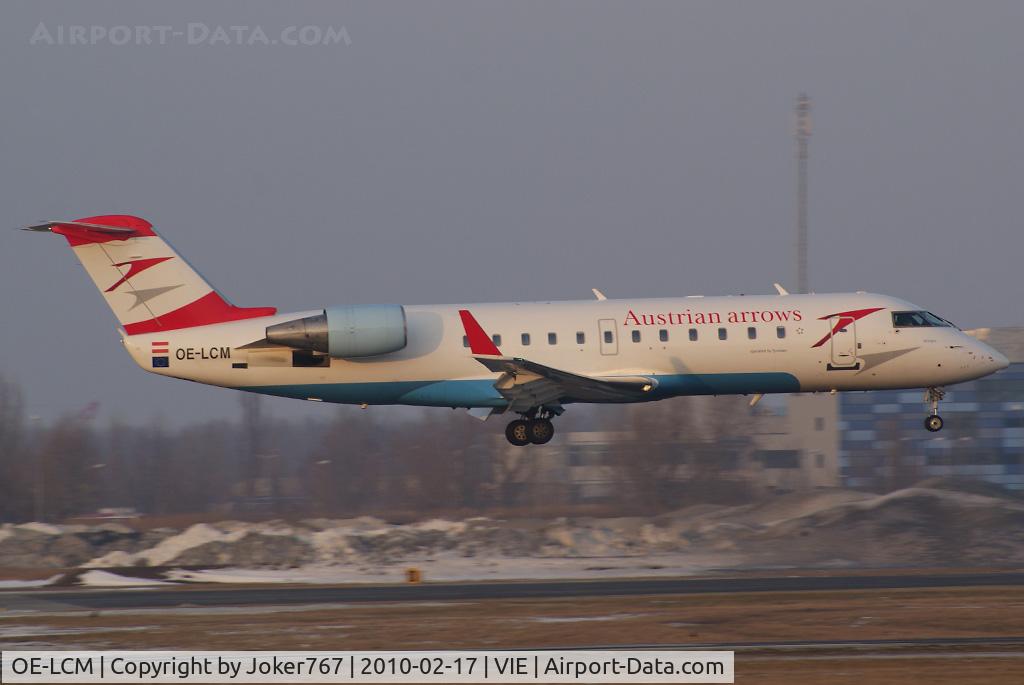 OE-LCM, 1997 Canadair CRJ-200LR (CL-600-2B19) C/N 7205, Austrian arrows Canadair Regional Jet CRJ200LR