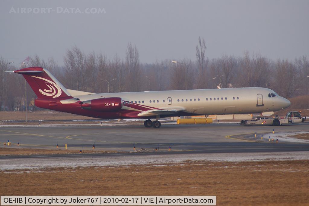OE-IIB, 1992 Fokker 100 (F-28-0100) C/N 11403, MJet Aviation Fokker F-100