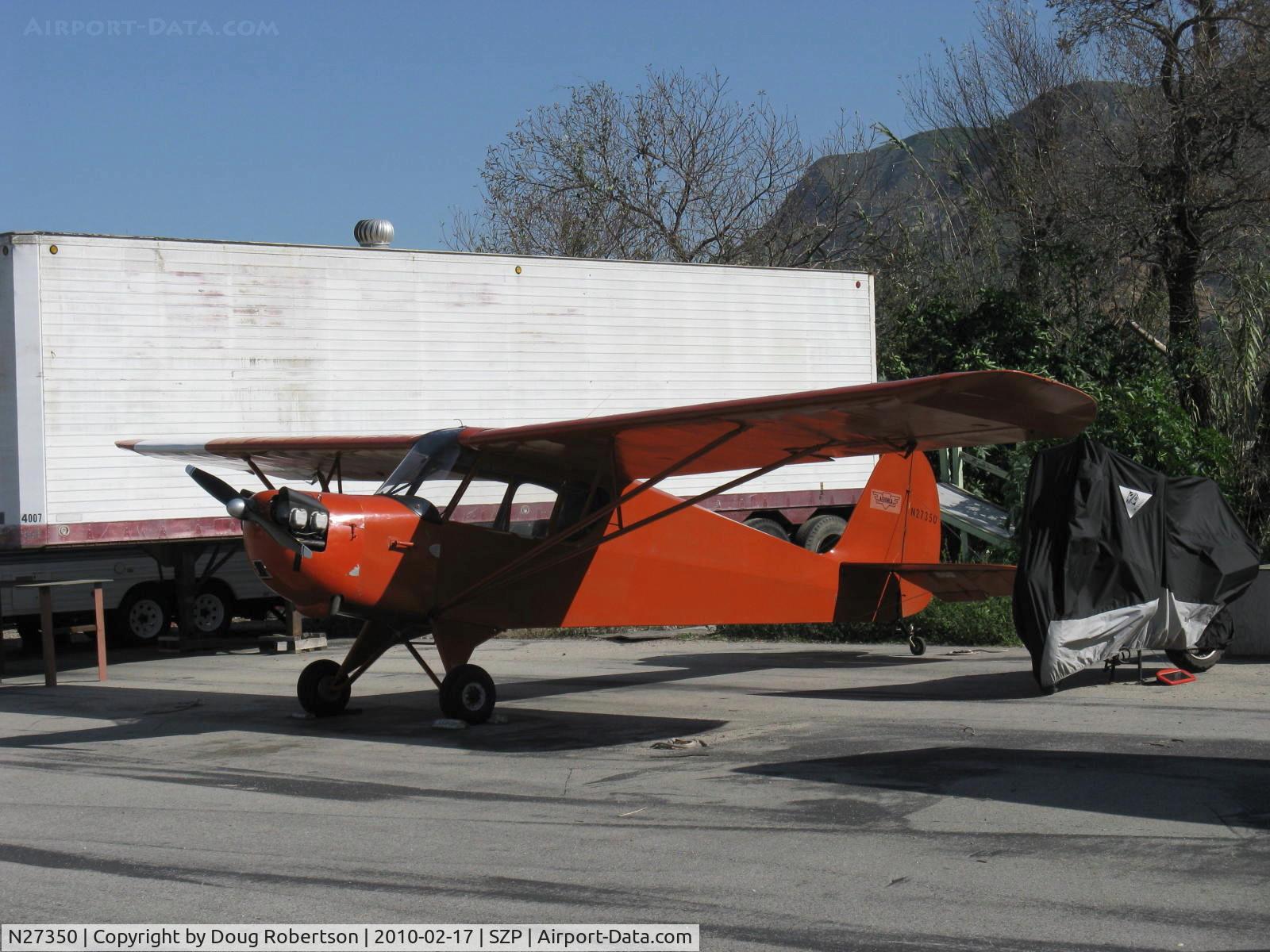 N27350, 1940 Aeronca 60-TF C/N 1630T, 1940 Aeronca 60-TF DEFENDER, Franklin 4AC150-A 60 Hp, quite rare model now, tandem trainer, nearly identical to Army O-58/L-3