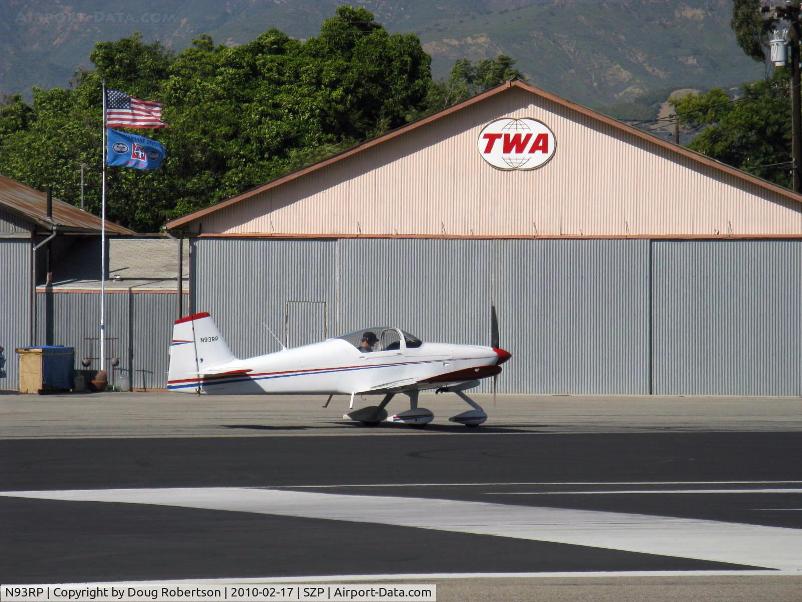 N93RP, Vans RV-6A C/N 21219, Powers VAN's RV-6A, holding short for Rwy 22
