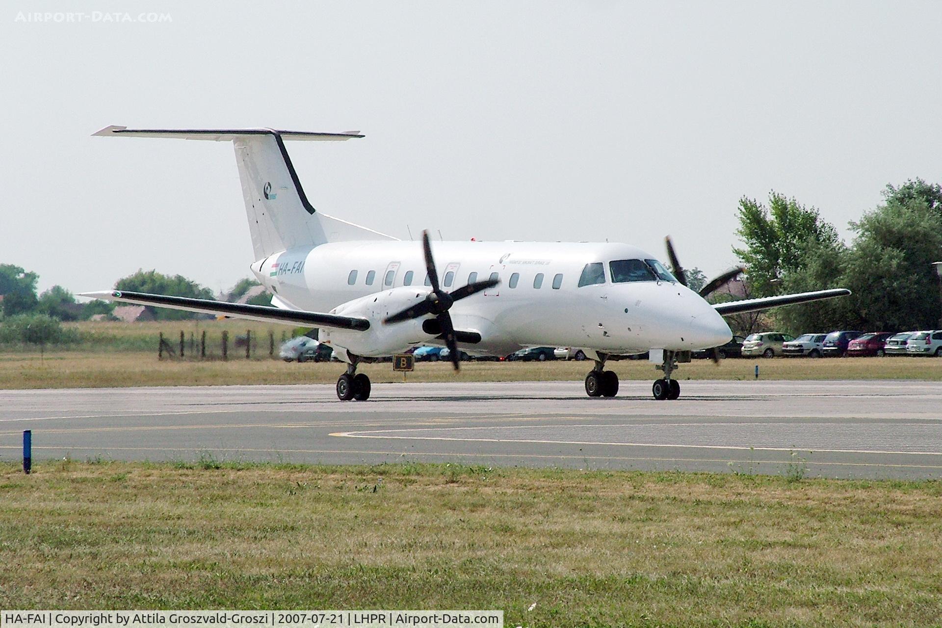 HA-FAI, 1989 Embraer EMB-120ER Brasilia C/N 120123, Pér Airport -Hungary
