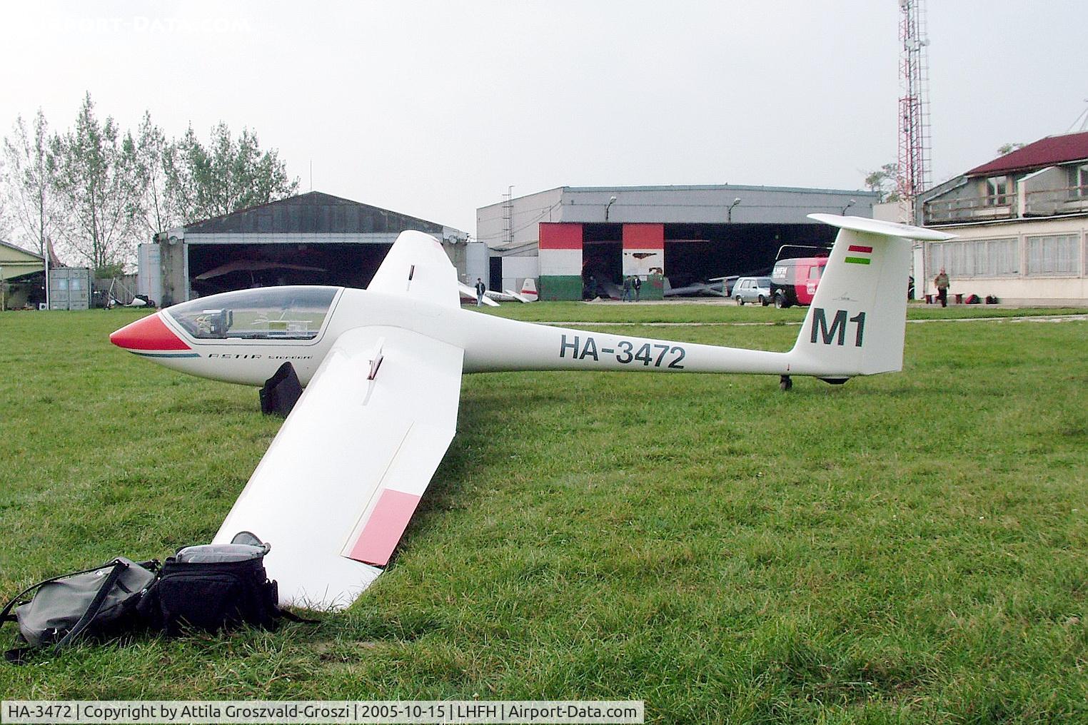 HA-3472, 1978 Grob G-102 Astir CS77 Standard C/N 1751, Farkashegy Airfield Hungary