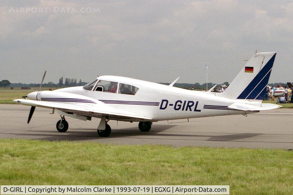 D-GIRL, 1963 Piper PA-30-160 Twin Comanche Twin Comanche C/N 30-63, Piper PA-30-160 Twin Comanche at RAF Church Fenton's SSAFA Air Display in 1993.