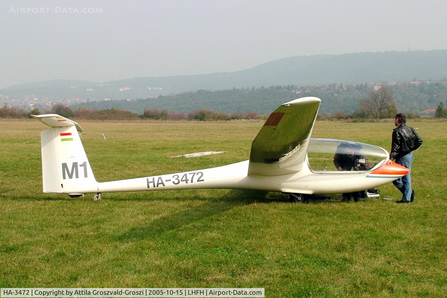 HA-3472, 1978 Grob G-102 Astir CS77 Standard C/N 1751, Farkashegy Airfield Hungary