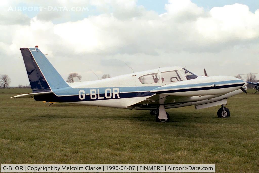 G-BLOR, 1963 Piper PA-30-160 Twin Comanche Twin Comanche C/N 30-59, Piper PA-30 Twin Comanche at Finmere Airfield UK in 1990.