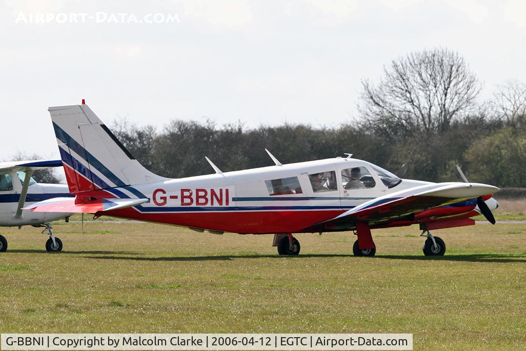 G-BBNI, 1973 Piper PA-34-200 Seneca C/N 34-7350312, Piper PA-34-200 Seneca at Cranfield in 2006.