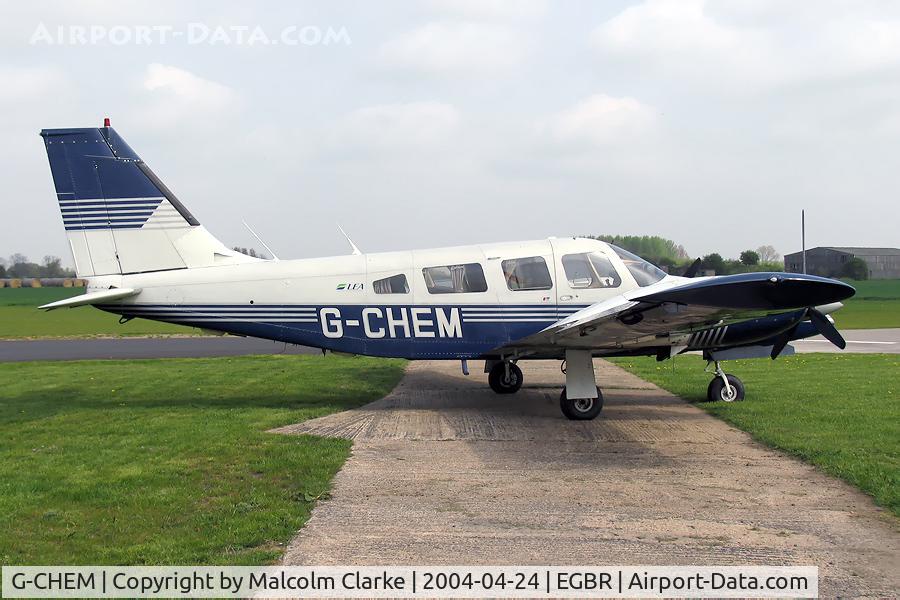 G-CHEM, 1981 Piper PA-34-200T Seneca II C/N 34-8170032, Piper PA-34-200T Seneca II. At the British Aerobatic Association John McLean Trophy competition, Breighton in 2004.