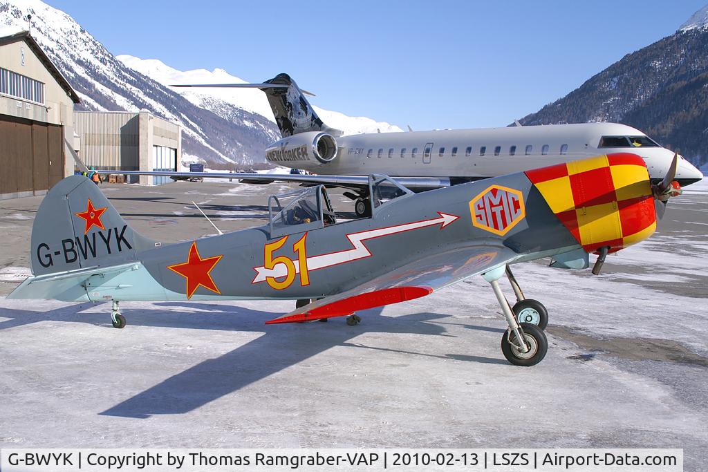 G-BWYK, 1981 Yakovlev Yak-50 C/N 812004, Yakovlev 50