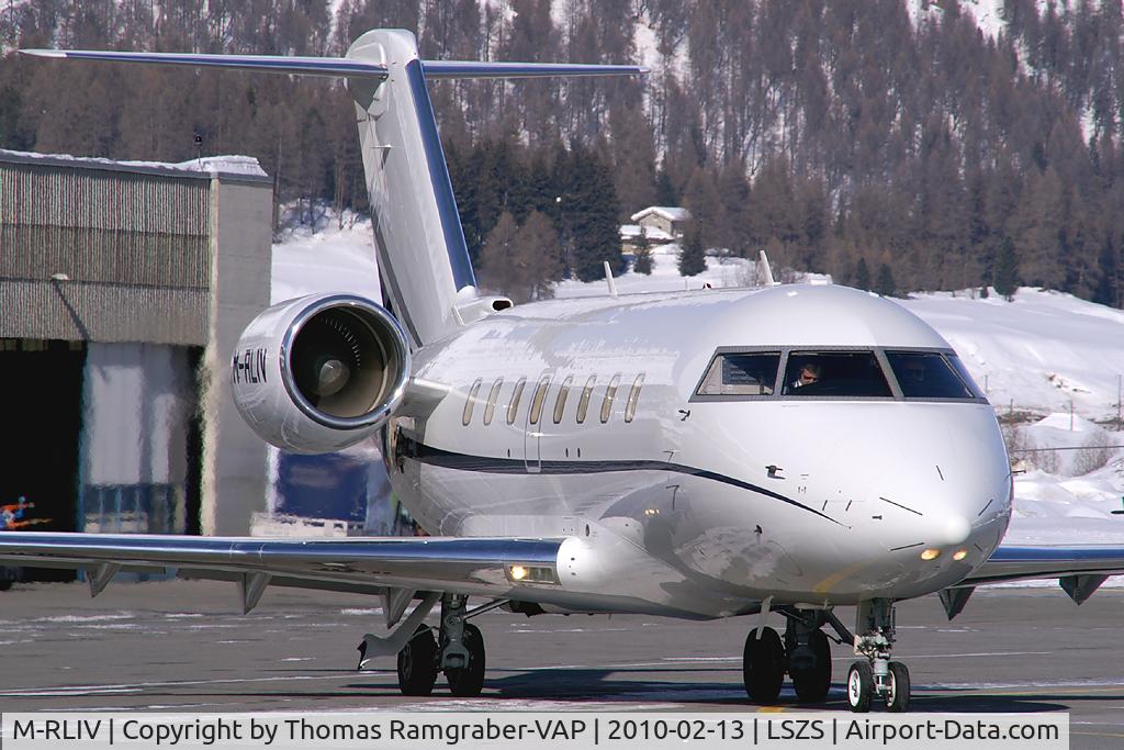 M-RLIV, 2007 Bombardier Challenger 605 (CL-600-2B16) C/N 5731, Mobyhold Ltd. Bombardier CL600 Challenger