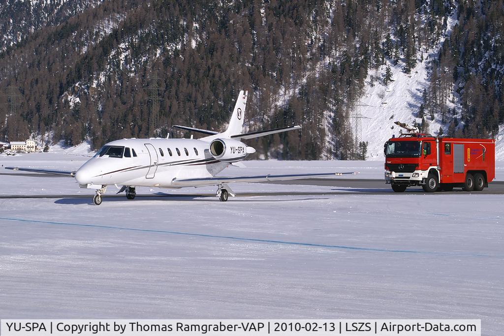 YU-SPA, 2007 Cessna 560XLS Citation Excel C/N 560-5760, Prince Aviation Cessna 560XL Citation Excel