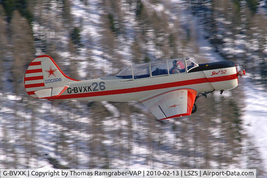G-BVXK, 1991 Yakovlev (Aerostar) Yak-52 C/N 9111306, Yakovlev 52
